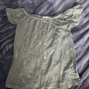 Women's Green Top